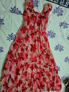Floral Printed Dress with flare