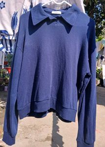 Navy Blue Long Sleeve Shirt