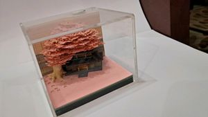 3D Marriage Tree Creative Showpiece & PEN HOLDER