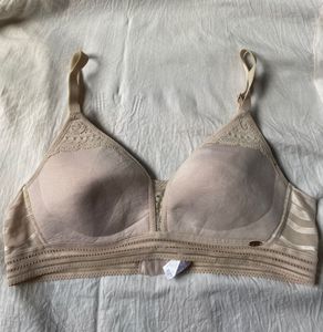 Comfortable Beige Bra
