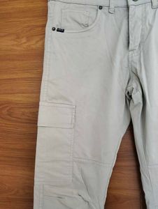 Men's Beige Cargo Pants