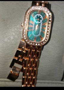 Haute Sauce Green Dial &amp; gold watch
