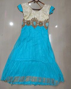 Stunning sky Blue Ethnic Gown