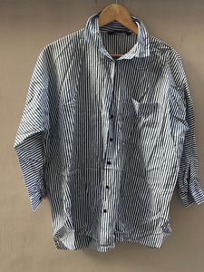 Striped Button-Up Shirt