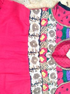 frock suit with jari embroidery