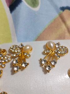 🦪 Elegant Pearl and Crystal Jewelry Set