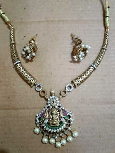 Exquisite Indian Kundan Necklace Set