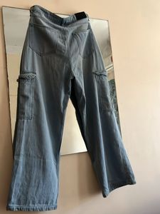Stylish Wide Leg Cargo Jeans