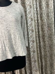 Cozy Marled Long-Sleeve Top
