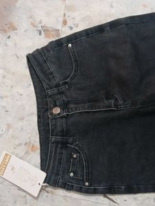 Trendy Flared Black Jeans