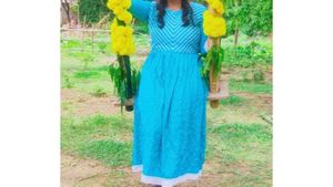 Beautiful Blue Ethnic Gown