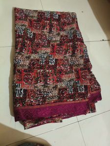 Vibrant Printed Saree