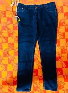 Classic Stretchable Blue Denim Jeans for women