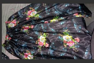 satin lengha Set
