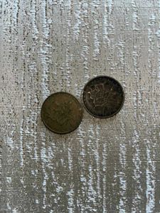 Engraved Rare French 10 Francs coin combo