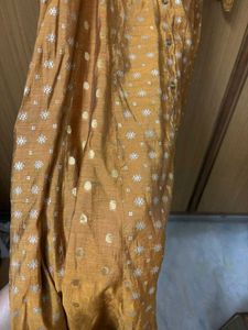 Mustard Printed Kurti Dress