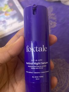 Foxtale retinol night serum