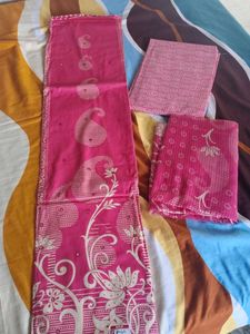Beautiful Pink Kurta Set Fabric