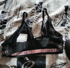 Calvin Klein Black Lightly padded Bra