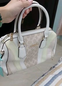 Stylish Patchwork Barrel Bag - New with Tag