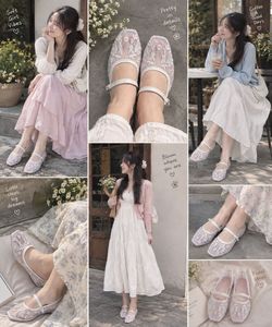 Ethereal Lace Ballet Flats