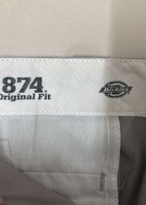 Dickies Men's Grey Vintage Workwear Pants
