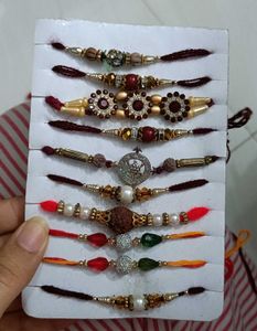 assorted different rakhis