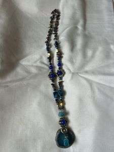 Bohemian Beaded Pendant Necklace