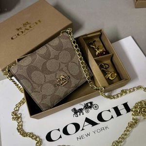 Coach Signature Wallet with Charms Set of 3 wd box