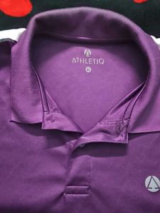 Purple Athletic Polo Shirt
