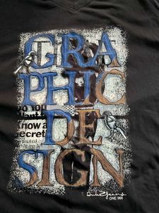 Men's Graphic Design V-Neck T-Shirt