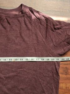 Men's Maroon Crewneck Sweater