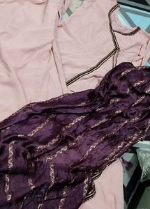 Elegant Pink Kurta Set with Dupatta
