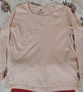 H&amp;M Cute Peach &amp; Red Leggings Set