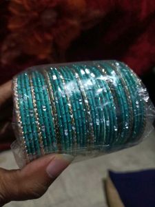 Elegant Gold Tone Bangle Set