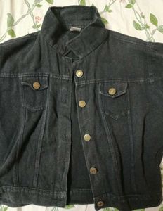 Classic Black Denim Jacket