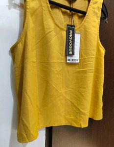 New Provogue Sleeveless Yellow Top