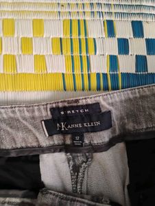 Vintage Grey Wide Leg Jeans