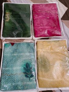 Assortment of 4 Bhel-Puri Sarees
