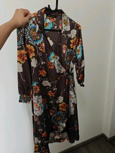 Floral Wrap Dress