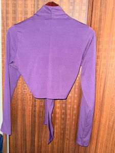 Purple Wrap Top/ Shrug 💜