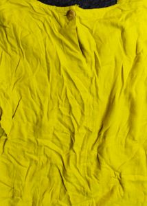 Bright Yellow V-Neck Top
