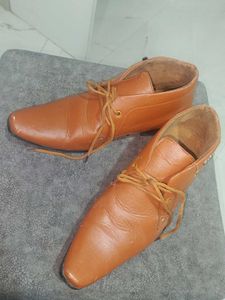 Stylish Brown Leather Boots
