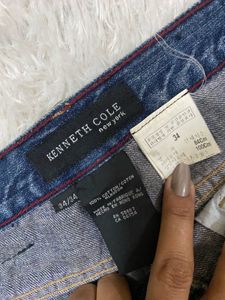 Unisex Blue Wash Denim Jeans
