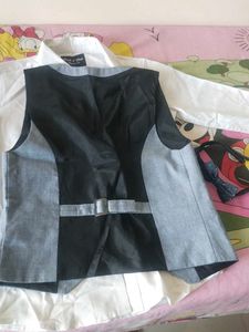 new Boys' Formal Shirt, Vest &amp; Bow Tie Set
