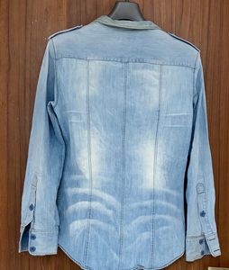 Authentic Dolce &amp; Gabbana Gold Fit Denim Shirt