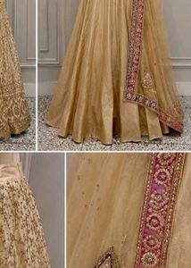 Royal Golden Embroidered Lehenga Set ✨