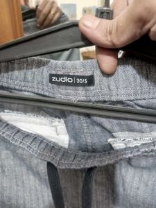 Men's Grey Striped Lounge Pants