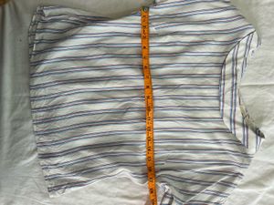 Striped Blouse with Sailor Collar