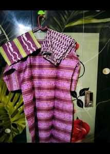 Purple Ethnic Kurta Set